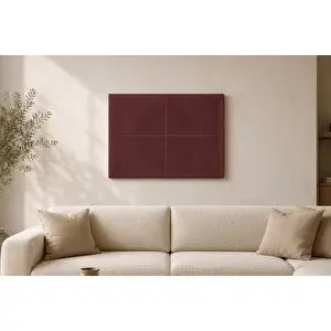 Vivense Ari̇a Modern Dokulu Tablo, Bordo 50x70 Cm