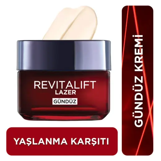 Loreal Paris Revitalift Lazer X3 Yoğun Yaşlanma Karşıtı Gündüz Bakım Kremi 50 ml