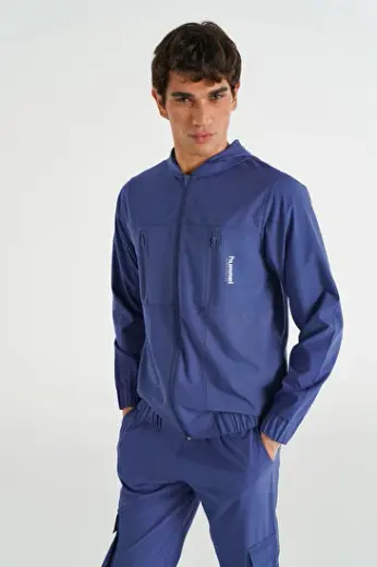 JERRY FERMUARLI HOODIE Kristal Mavi Erkek Hoodıe