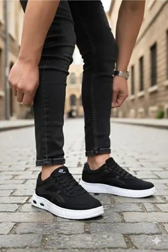 2308 Dks Keten Rahat Hafif Sneaker Erkek Ayakkabı