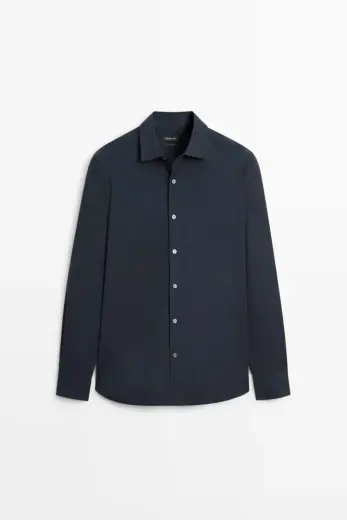 Esnek slim fit gömlek