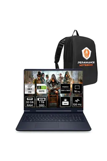 Alienware 16 Aurora Intel Core 9 270H 32GB 1TB SSD RTX5070/8GB 16" QHD+ FDOS Gaming Laptop