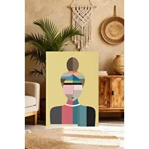 Mgi Design Özel Tasarım İnsan Portre Figüratif Kanvas Tablo Lüks Ev Ofis Dekoru | Modern Duvar Dekoru | Salon, Yatak Odası Ve Ofis İçin | Sanatsal Ev Dekorasyonu 70x100 cm