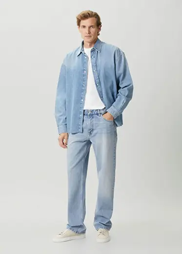 Relaxed Fit Mavi Jean Pantolon