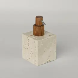Linens Marble 8,3x8,3x15,2 cm Sıvı Sabunluk 1