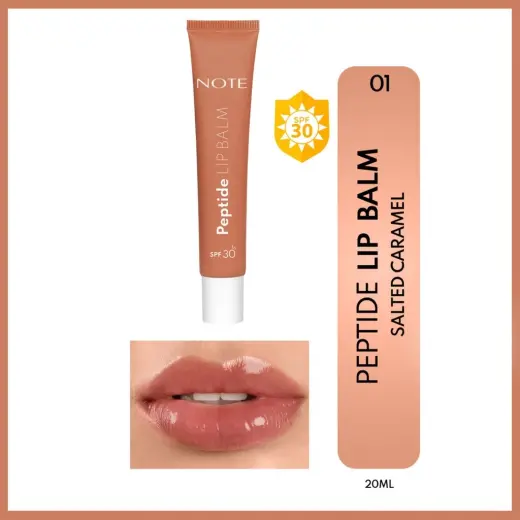 Note Peptide 30SPF Lip Balm 01 Salted Caramel