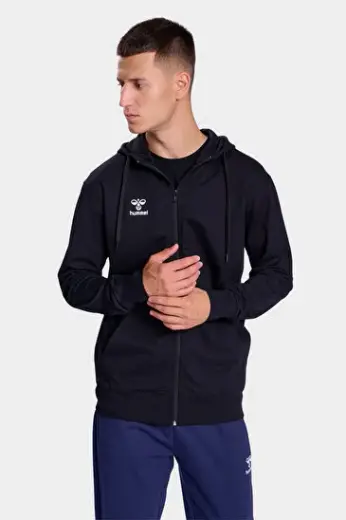 GO 2.0 FERMUARLI HOODIE Siyah Erkek Fermuarlı Hoodie