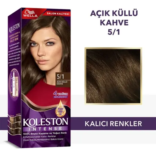 Wella Koleston Intense Saç Boyası 5/1 Açık Küllü Kahve