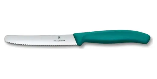 Victorinox 6.7834.C1 Swiss Classic 11 cm Tırtıklı Domates Bıçağı Yeşil