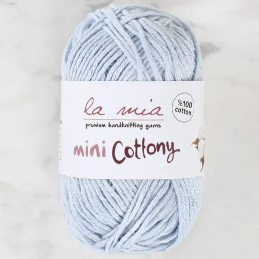 La Mia Mini Cottony 25 gr Bebe Mavisi Bebek El Örgü İpi - L014