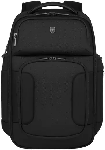Victorinox Werks Traveler 7.0, Deluxe Sırt Çantası, 15,6 inç Dizüstü Bilgisayar ve 11" Tablet Bölmeli Sırt Çantası, Siyah