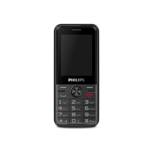 Philips Xenium E6500 128 MB Hafızalı Tuşlu Cep Telefonu 4G Mobil Bağlantı Siyah