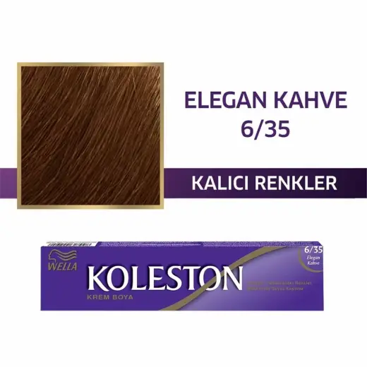 Wella Koleston Single Tüp Boya 6/35 Elegan Kahve