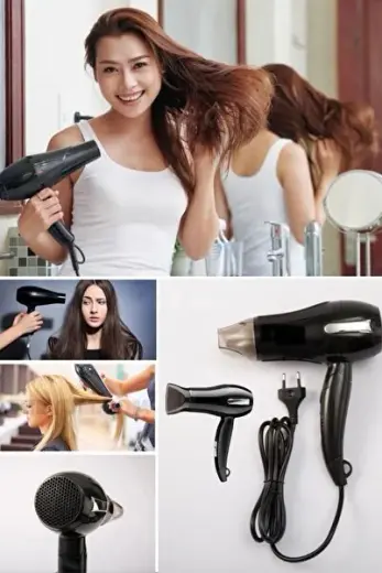 Taşınabilir Çantaya Sığan Saç Kurutma Makinesi Katlanabilir Seyehat Kurutma Makinesi Kaliteli Pro