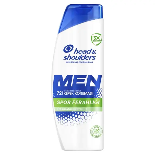Head & Shoulders Men Spor Ferahlığı Ferahlatıcı Mentol Kepeğe Karşı Etkili Erkek Şampuan 330 ml