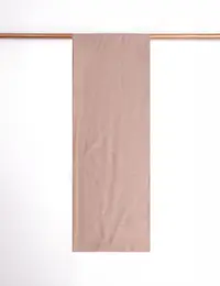 Logolu İpek Şal Mocha 2