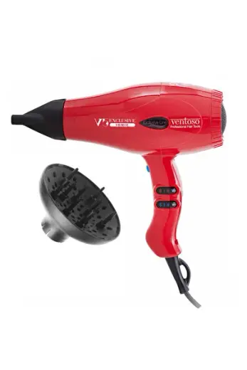 V5 Exclusive 2500w Iyonik Profesyonel Saç Kurutma Ve Fön Makinesi Rosso Vigolu