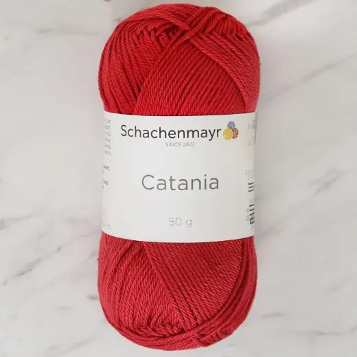 Schachenmayr Catania 50gr Kırmızı El Örgü İpi -00424