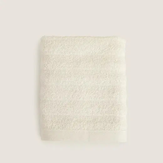 Waved %100 Pamuk El Havlusu 30x40 cm Ekru