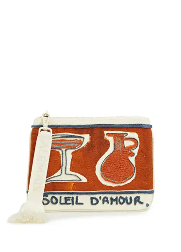 Soleil D'amour Patch Toprak Kadın Plaj Çantası