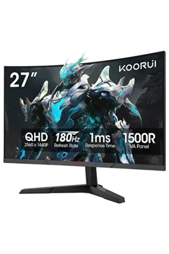 27" 27E6QCA 180Hz 1ms VA QHD Curved Gaming Monitör