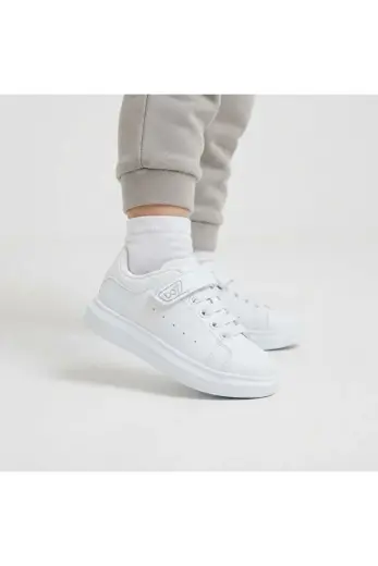 Çocuk Rahat Konforlu Hafif Düz Taban Sneaker Spor Okul Ayakkabısı