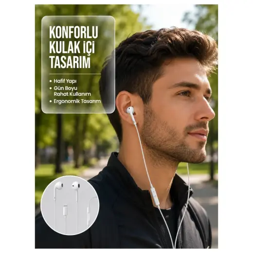 Zenviaa Mey Ithalat® Uzaktan Kumandalı Mikrofonlu Mükemmel Ses Deneyimi Kulaklık Yeni Nesil Znv