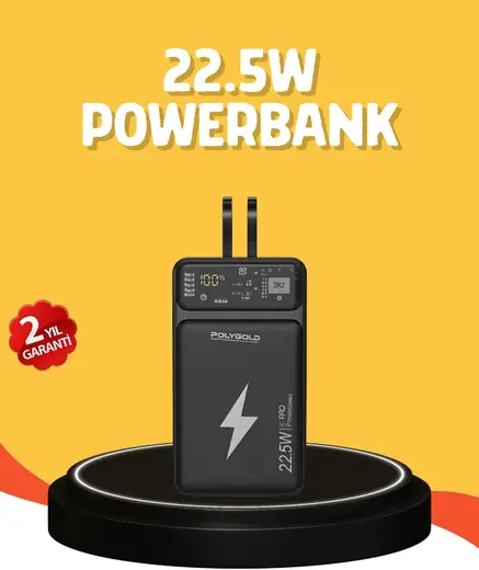 10.000 mAh Dijital Göstergeli Taşınabilir Powerbank