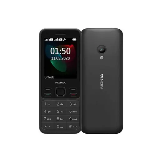 Nokia 150 Kameralı Büyük Ekranlı Tuşlu Cep Telefonu Siyah