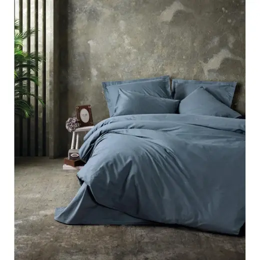Cotton Box Plain Tek Kişilik Nevresim Takımı Antrasit