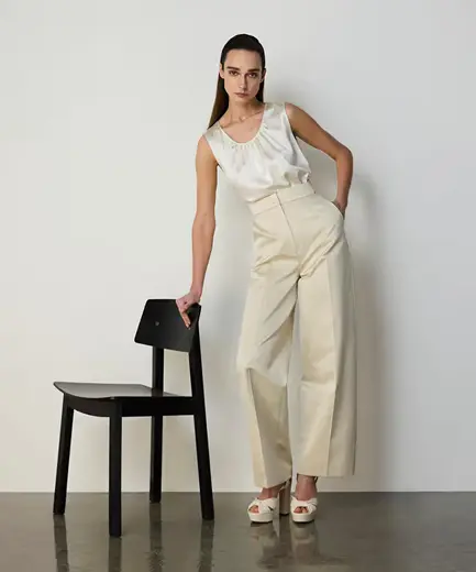 Wide leg pantolon