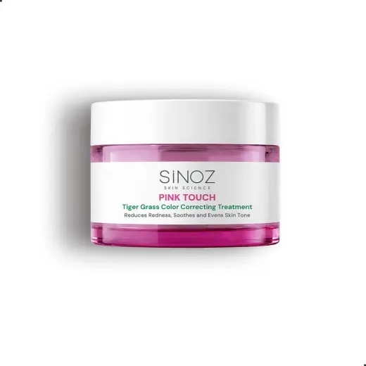 Sinoz Pink Touch Tiger Grass Anında Cilt Tonu Eşitleyici Onarıcı Yüz Bakım Kremi 15 ml