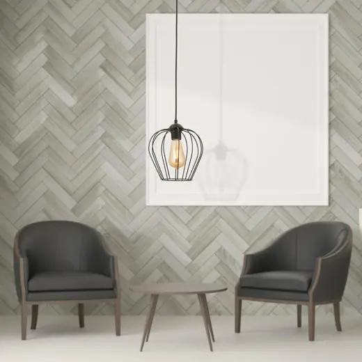 Apliqa Rıon Tekli Siyah Telli Sarkıt Modern Sarkıt Mutfak Salon Sarkıt Avize
