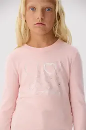 Guess Kız Çocuk Pembe Sweatshirt 10