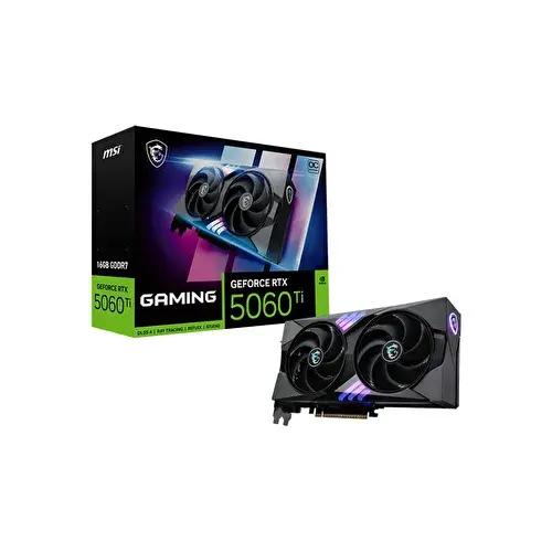 MSI RTX 5060 TI 16G GAMING OC 16 GB 128Bit GDDR7 Ekran Kartı