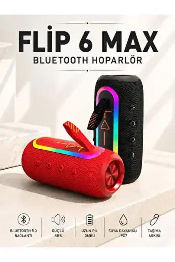 Mey İthalat® FLİP 6 MAX BLUETOOTH HOPARLÖR