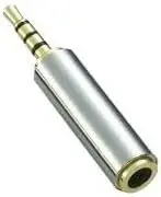 Platoon 2.5mm Erkek 3.5mm Dişi mikrofonlu kulaklık çevirici 3.5 mm 2.5 mm çevirici