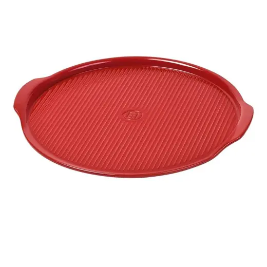 Emile Henry Pizza/fırın Kabı Yuvarlak 40 Cm Kırmızı/burgundy