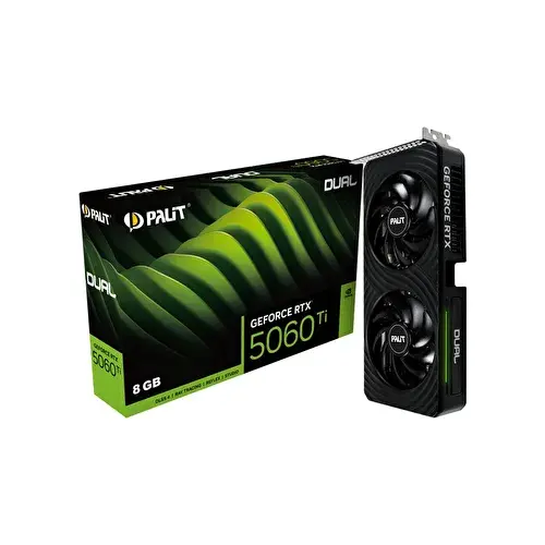 Palit RTX5060Ti Dual 8 GB 128Bit GDDR7 Ekran Kartı