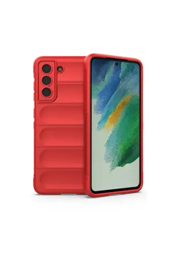 Samsung Galaxy S22 Plus Kılıf Optimum Silikon - Kırmızı