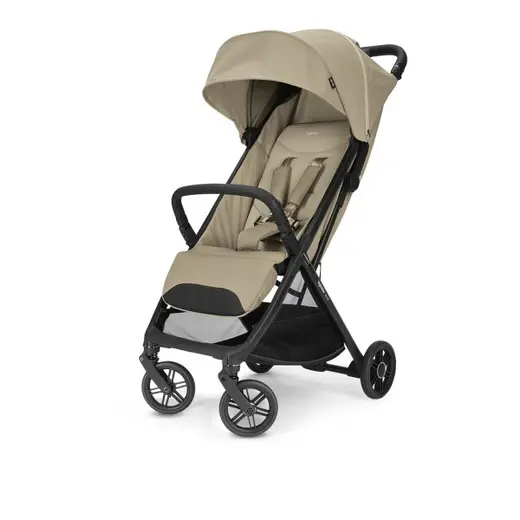 Inglesina Quid3 Tek El Tek Hamle ile Katlanıp Açılan Kabin Boy Bebek Arabası Lunar Beige