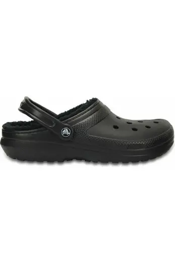 Classic Lined Clog Unisex Siyah İçi Yünlü Günlük Terlik 203591-060