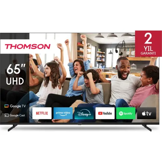 THOMSON 65UG4S14 65" (164 cm) 4K UHD Google TV [Enerji Sınıfı F]