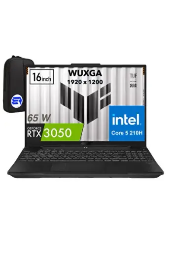 TUF F16 FX607VJ-RL033EP3 Core 5-210H 16 GB 1 TB SSD RTX3050 16'' FullHD+ 144Hz + ElektroPasaj ÇNT