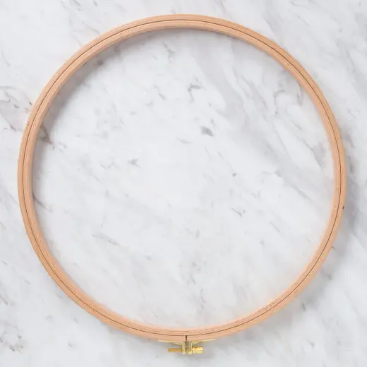 Nurge 16 mm Vidalı Ağaç Nakış Kasnak - No.8