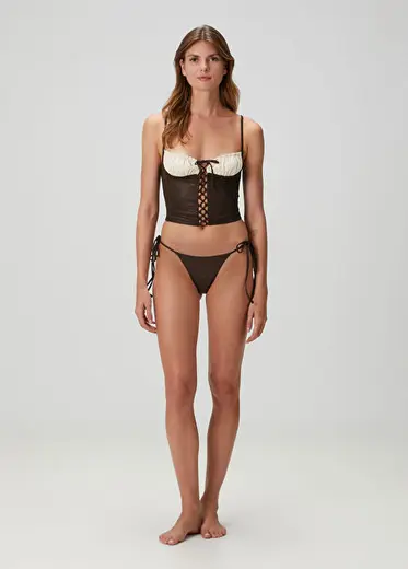 Divine Kahverengi Bikini Altı