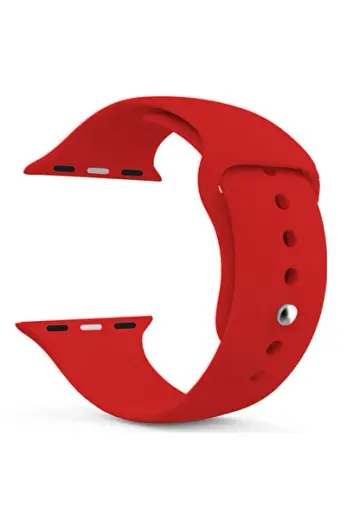 Akıllı Saat Silikon Kordon 42/44 Mm Kırmızı