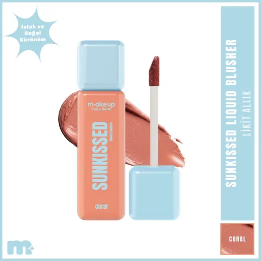 Maruderm Make Up Sunkissed Likit Allık Coral