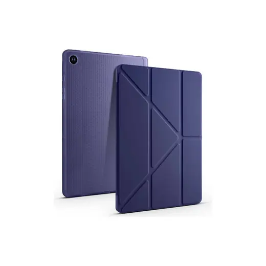 Five-E Samsung Galaxy Tab A8 X200 (10.5 Inc) Uyumlu Yatay ve Dikey Standlı Antişok Köşe Korumalı Kalemlikli Origami Slikon Kılıf