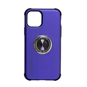SyncCase iPhone 11 Pro Uyumlu Darbeye Dayanıklı Mor Telefon Kılıfı